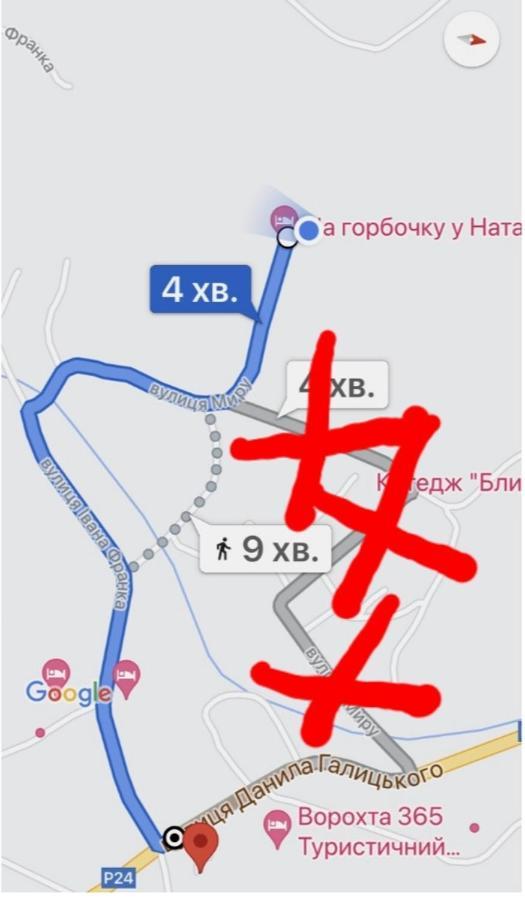 Na Gorbochku U Natali Hotell Vorochta Exteriör bild