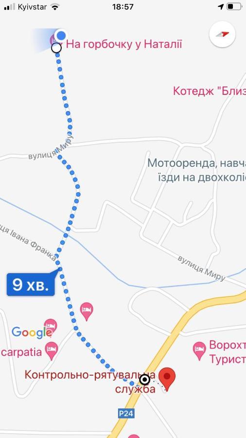 Na Gorbochku U Natali Hotell Vorochta Exteriör bild