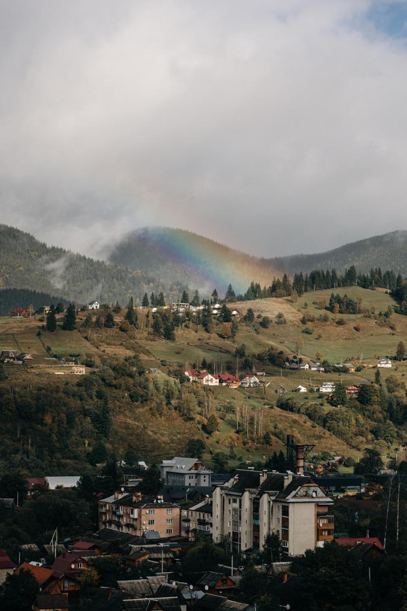 Na Gorbochku U Natali Hotell Vorochta Rum bild
